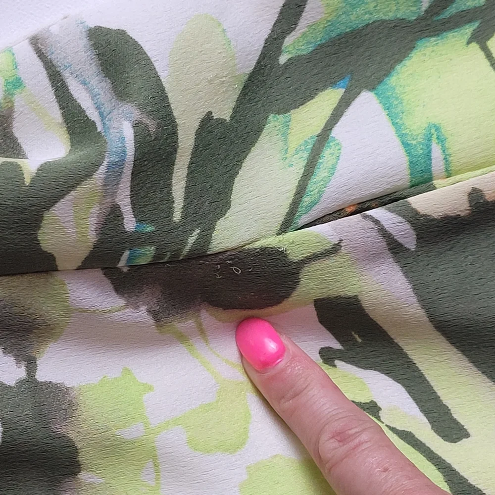 Chico's 0 Multicolor Abstract Jacket - Picture 7 of 11
